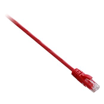 V7 CAT5E UTP 0.5M RED PATCHCABLE RJ45 (V7E3C5U-50CM-RDS)