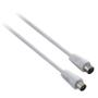 V7 COAX ANTENNA CABLE 75DB 1.5M WHITE M/F CABL
