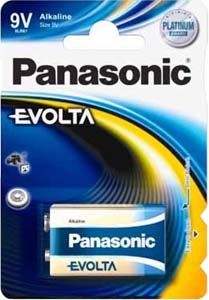 PANASONIC Evolta - Batteri 9V / 6LR61 - alkaliskt (00246899)