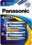 PANASONIC Evolta - Batteri 2 x LR14-/C-typ - alkaliskt