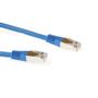 ACT Blue 0.5 meter F/UTP CAT5E patch cable with RJ45 connectors