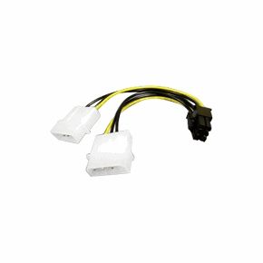 AKASA 2 x 4pin Molex till 1 x PCI-E (AK-CB4-6)