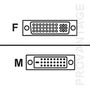 AVOCENT DVI-I (female) to DVI-D (male) Dual link adapter 