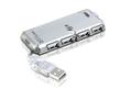 ATEN USB 2.0 slim hub 4P m/strømforsyning (støtter også buspower)