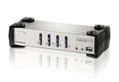 ATEN KVMP Switch 4-port inkl. Kabler XGA USB2 Audio OSD