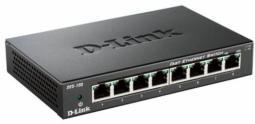D-LINK 8-port 10/100 Desktop Switch (DES-108/E)