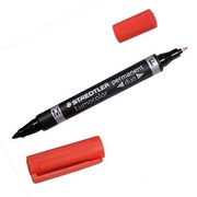 STAEDTLER Tekstmarkere 348-2 Rød Rund form 0.6 - 1.5 mm 1 ST - (Fjernlager - levering  2-4 døgn!!)