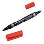 STAEDTLER Folienstift Lumocolor DUO F+M 348 perm. Variante: rot,  [15]