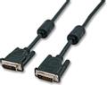 EFB ELEKTRONIK DVI-D Dual Link Kabel,2x DVI-D 24+1,St.-St.,AWG 24,10,0m,sw