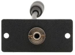 KRAMER Modul 1x3,5mm Kabel 12cm Single Hvit (WA-1PNW)