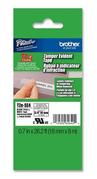 BROTHER 18MM Black On White Security Tape
