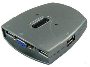 SEDNA KVM 2-Port USB Switch mit Audio/ Mikro (SE-KVM-USB-22)