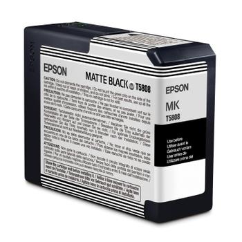 EPSON Epson Stylus Pro 3800/3880 80ml - Matte Black blekkpatron (T5808)