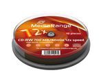 MediaRange CD-RW 700MB 10pcs Spindel 12x (MR235)