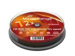 MediaRange CD-RW 700MB 10pcs Spindel 12x