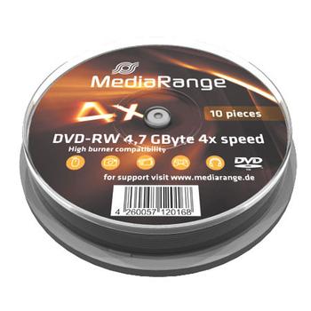 MediaRange DVD-RW 4x CB 4,7GB MediaR 10St (MR450)