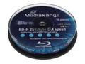 MediaRange BD-R 25GB 6x, 10-pack printabl