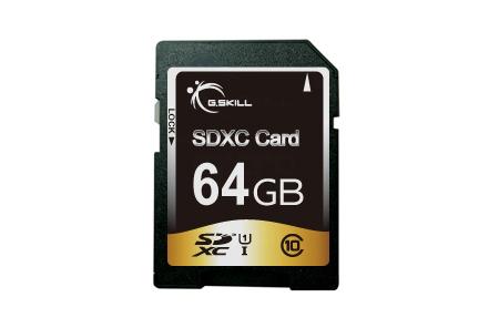 G.SKILL SD    64GB       Cl.10SDXC UHSI      GSK (FF-SDXC64GN-U1)