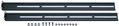 AIXCASE 48.3cm Montageschienen f.Tastaturschubladen schwarz