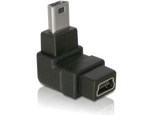 DELOCK Kabel Adapter USB mini-B St.>USB mini-B Bu. (65097)