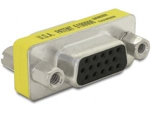 DELOCK Kabel Adapter Gender Changer VGA-Bu. > VGA- (65001)