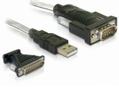 DELOCK USB Adapter Kabel USB2.0 -> D-Sub9 + D-Sub2