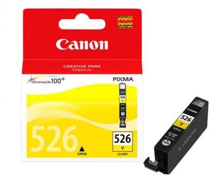CANON CLI 526Y - Blekkbeholder - 1 x gul - blister with security (4543B006)