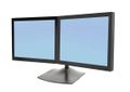ERGOTRON DOUBLE MONITOR HORZ STAND BLACK IN (33-322-200)
