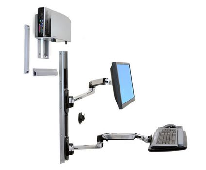ERGOTRON LX Wall Mount LCD Keyboard arm (45-247-026)