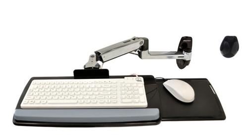 ERGOTRON n LX Wall Mount Keyboard Arm - Keyboard/ mouse arm mount tray - wall mountable - polished aluminium (45-246-026)