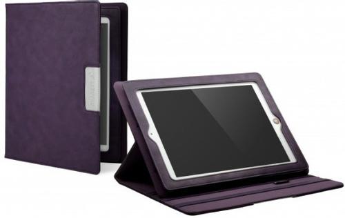 CYGNETT Lavish Folio Stand for new iPad Purple, passer også iPad 2 (CY0726CILAV)