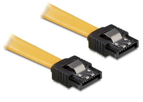 DELOCK Seriel ATA-kabel Gul 10cm (82464)