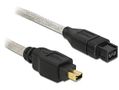 DELOCK FireWire A/B, 2.0m, Grey