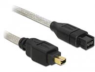 Delock IEEE 1394-kabel - FireWire 800 til 4 pin FireWire - 1 m (82588)