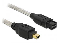 DELOCK FireWire-Kabel FW400 4pin -> FW800 9pin St/