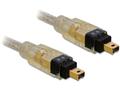 DELOCK - IEEE 1394 cable - 4 pin FireWire (M) - 4