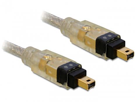 DELOCK FireWire-Kabel FW400 4pin -> FW400 4pin St/ (82571)