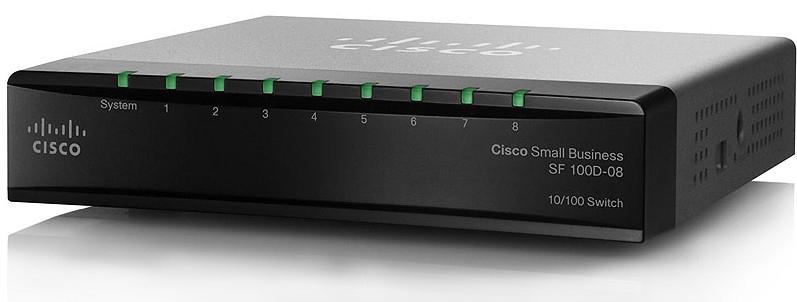 CISCO SF 100D-08 8-Port Switch (SF100D-08-EU)