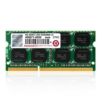 TRANSCEND d - DDR3 - module - 8 GB - SO-DIMM 204-pin - 1600 MHz / PC3-12800 - CL11 - 1.5 V - unbuffered - non-ECC - for ASUS K95, N46, X45X, X550, Dell Latitude E6330, E7240, OptiPlex 90XX, Lenovo IdeaPad Y410 (TS1GSK64V6H)