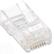 INTELLINET Modular Plugs RJ45 UTP for solid 8p8c, Cat5e, 100 plugs in jar