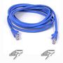 BELKIN CAT 5 PATCH CABLE 1M MOULDED SNAGLESS BLUE UK