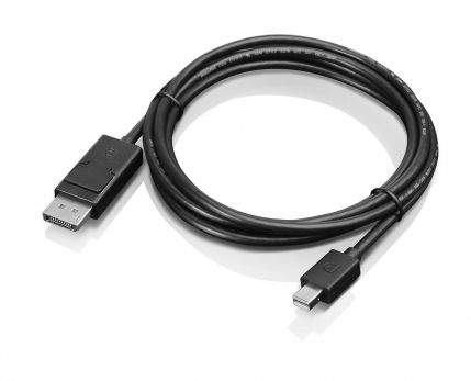 LENOVO o - DisplayPort cable - Mini DisplayPort (M) to DisplayPort (M) - 2 m - for ThinkCentre M75t Gen 2, ThinkPad P51, ThinkStation P330 Gen 2, P34X, P350, P520, P620 (0B47091)