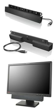 LENOVO USB Soundbar for ThinkVision LT2452p LT2252p LT1952p L2440p L2440x L2251x L2251p L2250p L1951p (0A36190)
