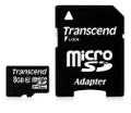 8GB MicroSDHC (SD 3.0) Class 10 (Alt. TS8GUSDHC10)