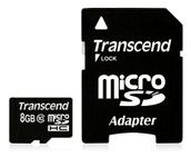 TRANSCEND 8GB MicroSDHC (SD 3.0) Class 10 (Alt. TS8GUSDHC10) (TS8GUSDHC10)
