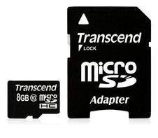 Transcend Premium - flashminnekort - 8 GB - microSDHC