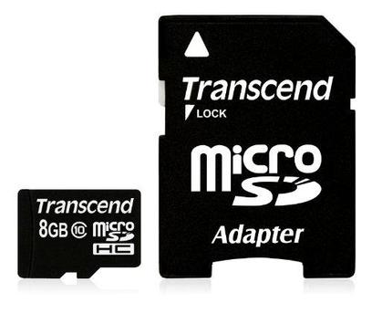 Transcend Premium - flashminnekort - 8 GB - microSDHC (TS8GUSDHC10)