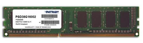 PATRIOT/PDP DDR3 8GB (1600MHz) DIMM (PSD38G16002)
