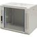 TOTEN 19" Rack Wallmounted 9U 600x450 glassdoor, white
