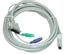 ROSE KVM kabel kun video kabelsett PC-Switch, 3 meter kun video